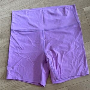 All in Motion Purple Bike Shorts High Waist Compression